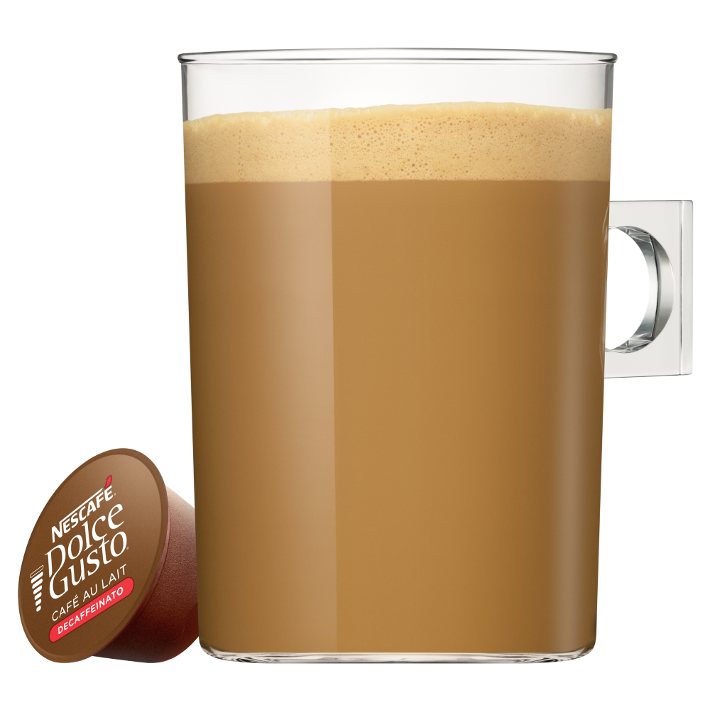 Café au lait decaffeinated